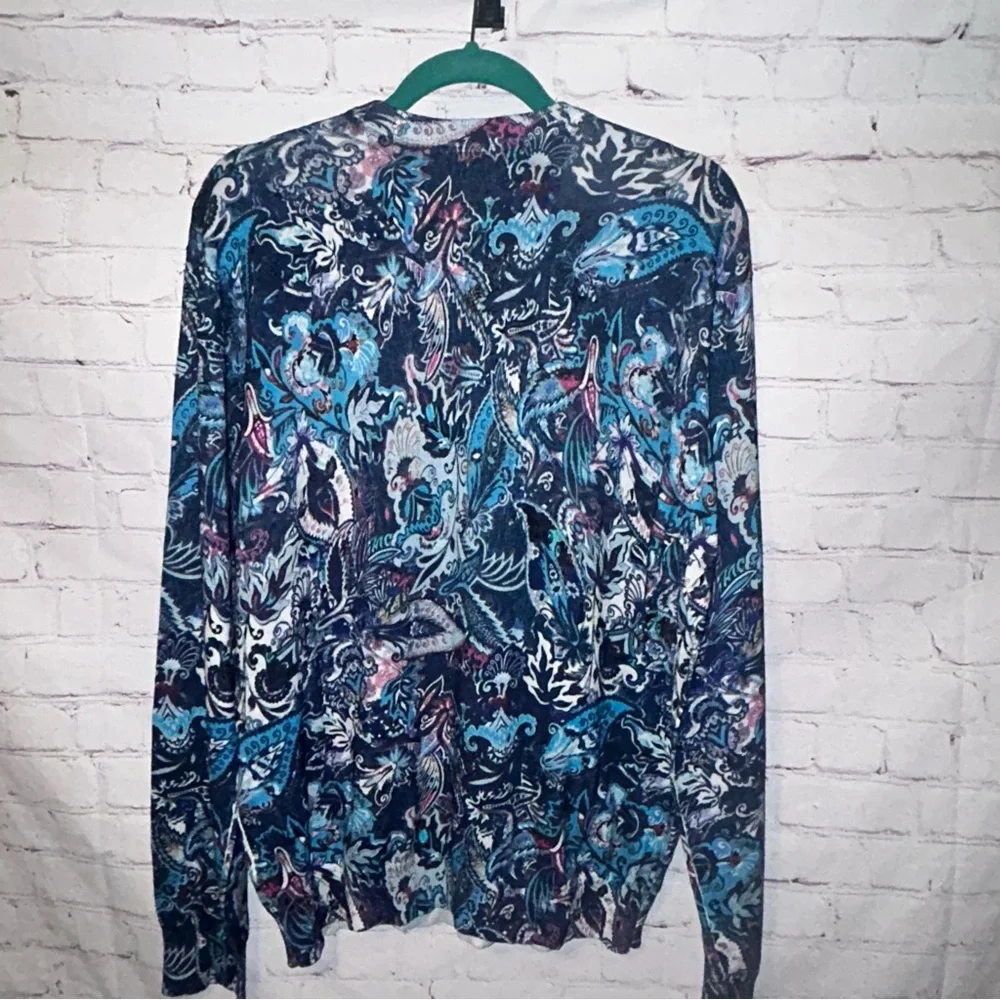 Robert Graham‎ linen blend sweater men’s size L